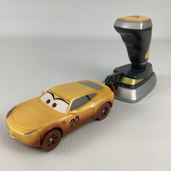 Disney Thunder Hollow Crazy 8 Disney Cars Thunder Hollow Talking Cruz Ramirez Demolition Crash Launcher Set